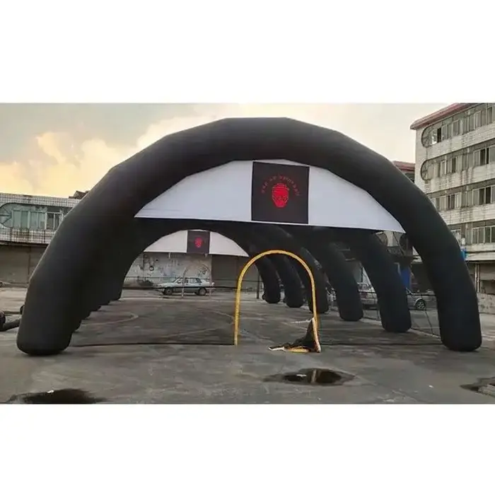 Grande tente dôme de Paintball noire
