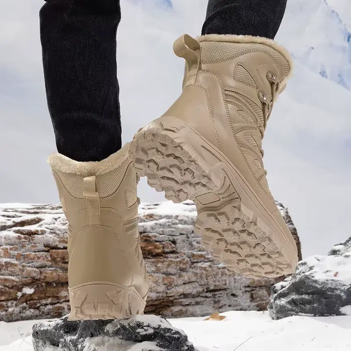 Hommes hiver hommes bottes de neige Super chaud hommes bottes de randonnée de haute qualité imperméa