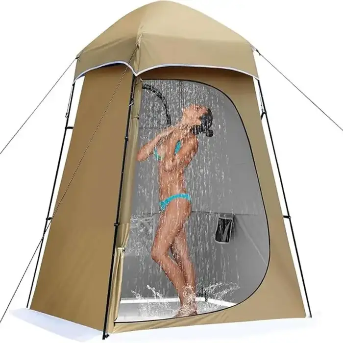 Tente de douche simple et étanche