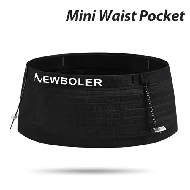 NEWBOLER sac de taille de course hommes femmes Invisible Trail course ceinture hydratation taille Pa