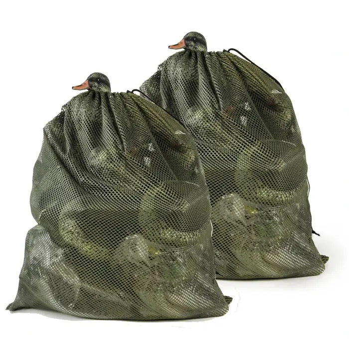 GUGULUZA-Poudres de chasse pour faux canard, dinde, leurre de sauvagine, sac en maille, transport de