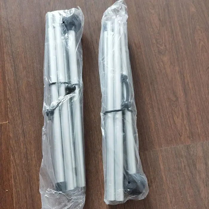 Lot de 1 poteau pliable en alliage d'aluminium de 1