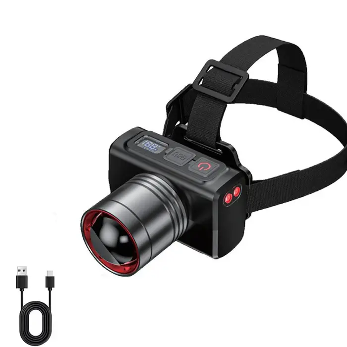 Lampe frontale Rechargeable Super lumineuse avec capteur de mouvement, lampe frontale Led, étanche, 
