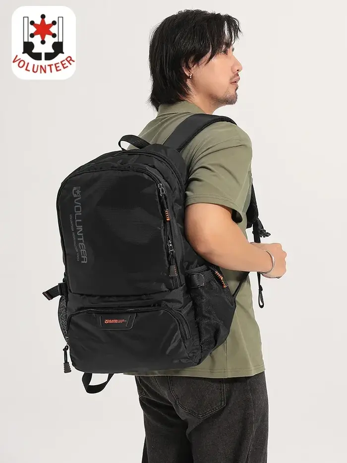 VOLUNTEER sacs à dos pour hommes mode étanche voyage randonnée ordinateur portable école sac à dos mâle décontracté grande capacité Bookbag 1802-05