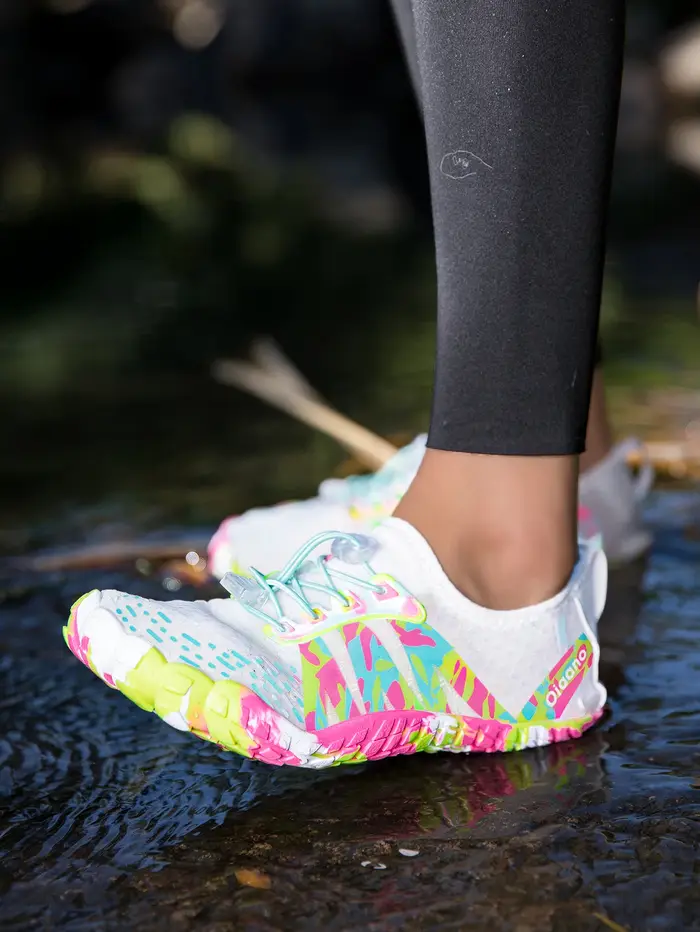 Oiaano Chaussures Unisexe Homme Femme Antidérapantes Durables Noires Imperméables Semelle Souple Légères Respirantes Sport Plein Air Marche Course