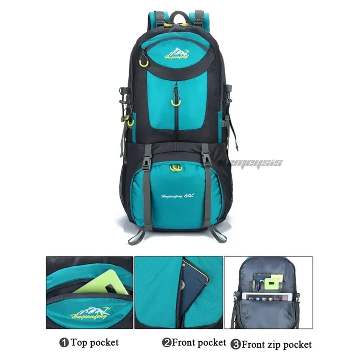Nouveau 40L/50L/60L Camping en plein air randonnée sac à dos étanche hommes femmes Trek escalade sac à dos grande capacité sac d'alpinisme