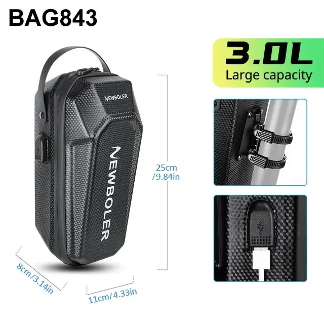 NEWBOLER 3L/5L sac de Scooter électrique accessoires sac de véhicule