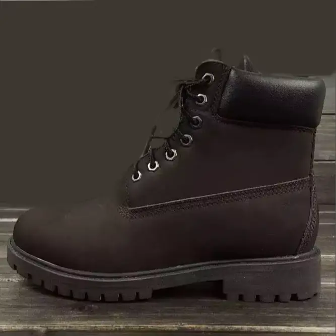Chaussures d'extérieur montantes classiques pour hommes, bottes en cuir élégantes et durables, nouvelle collection automne/hiver