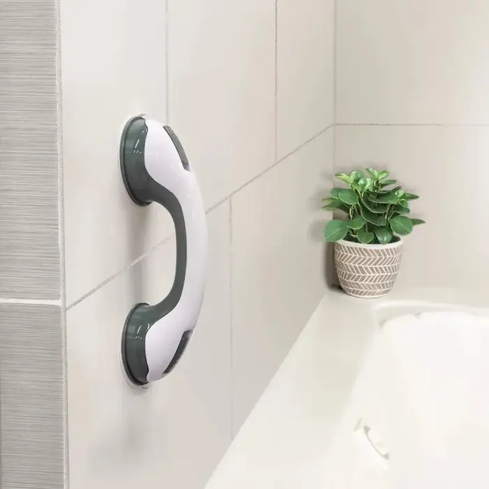 Barre d'appui de salle de bain, poignée de douche, barre de traction, super adhérence, double verrou