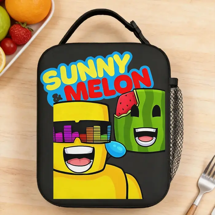 Sac à déjeuner Sunny and Melon, boîte à déjeuner pour pique-nique en plein air pour enfant, sac isot
