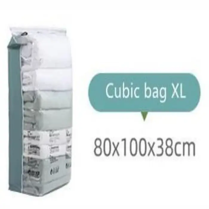 Sacs de rangement sous vide sans pompe – Sacs de compression extra-larges pour vêtements, couvertures et literie, accessoires pour la maison