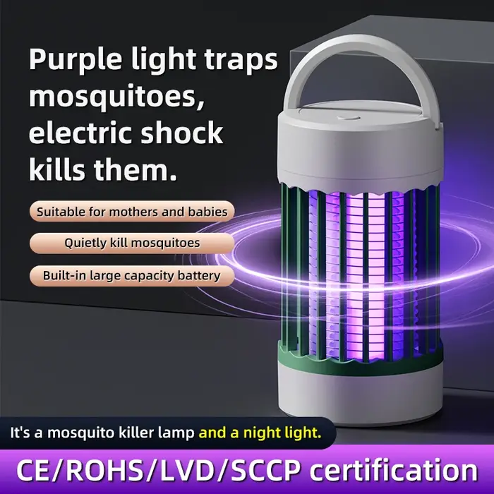 Lampe anti-moustiques électrique d'extérieur