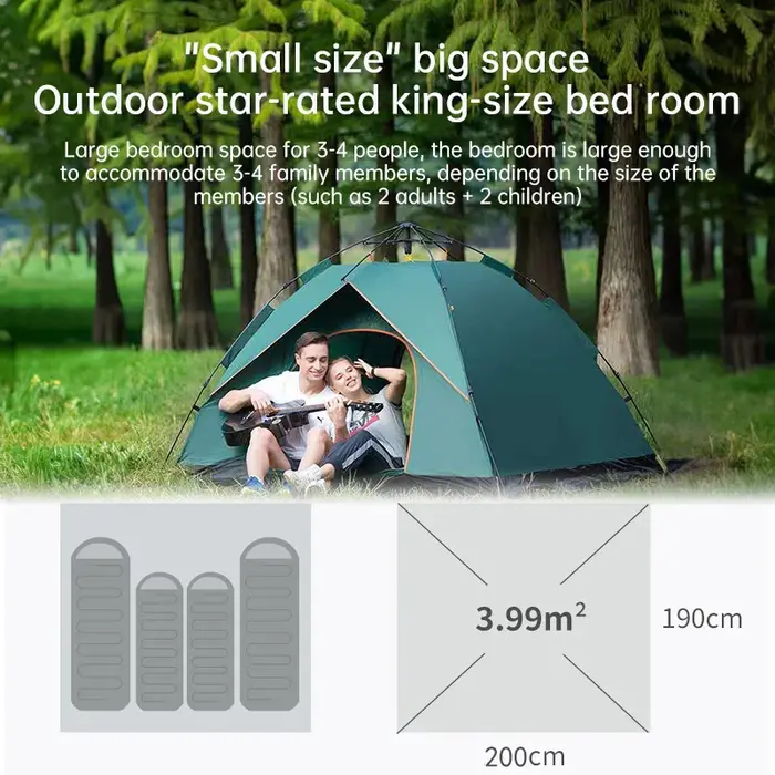Tente de camping Tatentièrement automatique