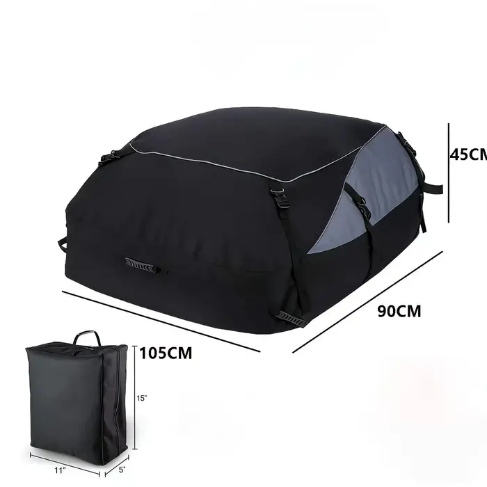 Sac de toit de voiture imperméable, sac de rangement pour bagages de toit de voiture, sac de toit pl