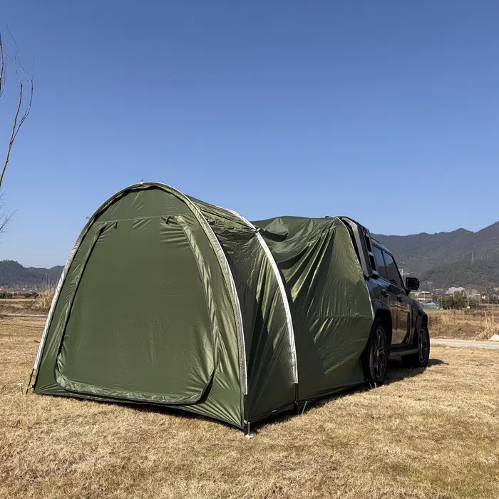 Abri de camping pour l'intimité, cabine de change pour hayon, tente de portière de SUV facile à installer, cabane de voiture étanche pour le camping, toilettes