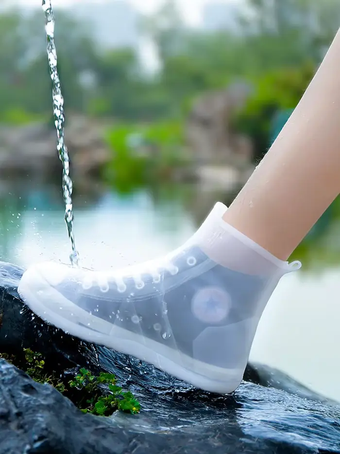 Couvre-chaussures imperméables en silicone
