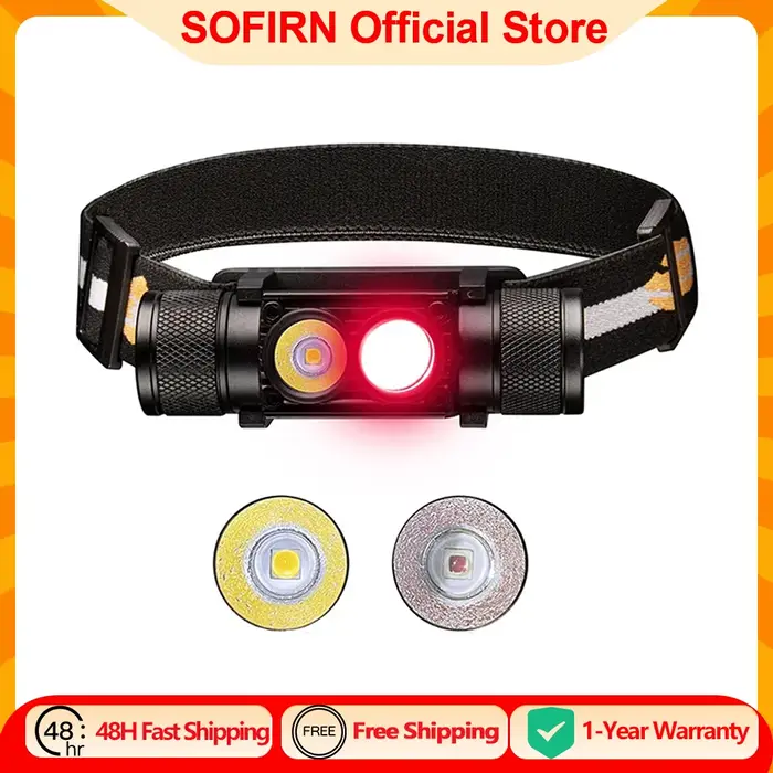 H25LR LED 90 lampe frontale Rechargeable à haut CRI puissante