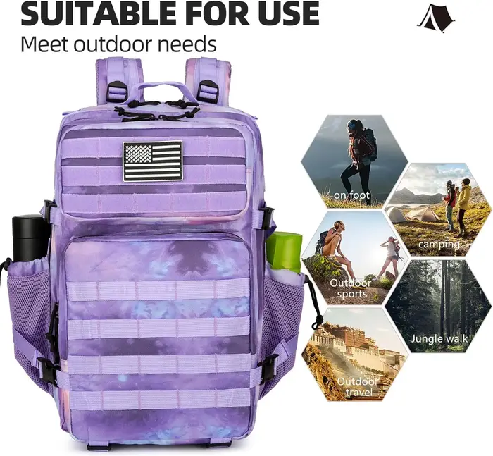 20L 45L 3P sac à dos tactique sac 3 jours d'assaut sac à dos en plein air étanche escalade sac à dos Camping randonnée chasse Mochila sac
