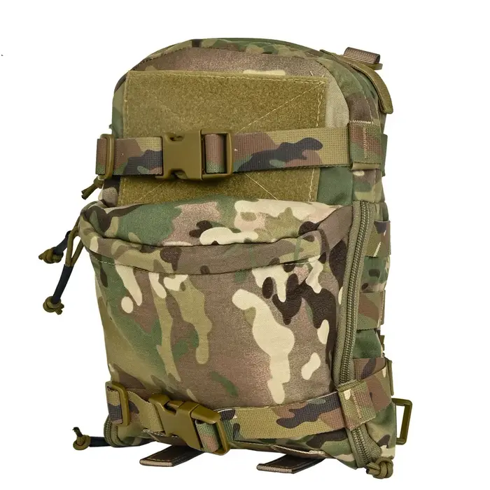 Tactifans Mini sac d'hydratation MOLLE panneau arrière d'eau poche de vessie gilet tactique Airsoft plaque transporteur