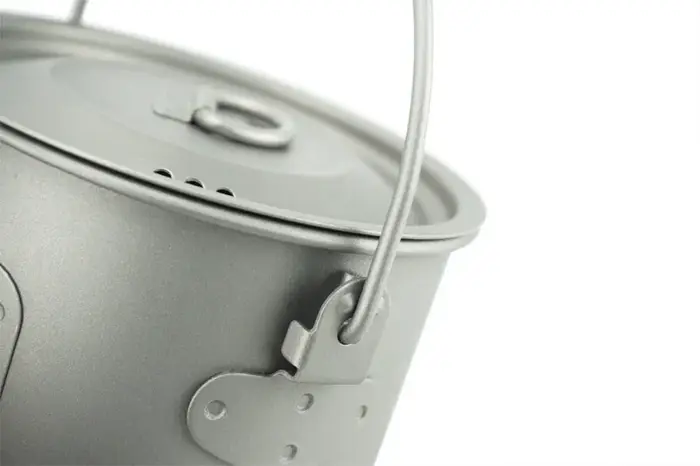 APG 0.9LT titane tasse suspendue tasse d'eau tasse marmite Camping en plein air ustensiles de cuisin