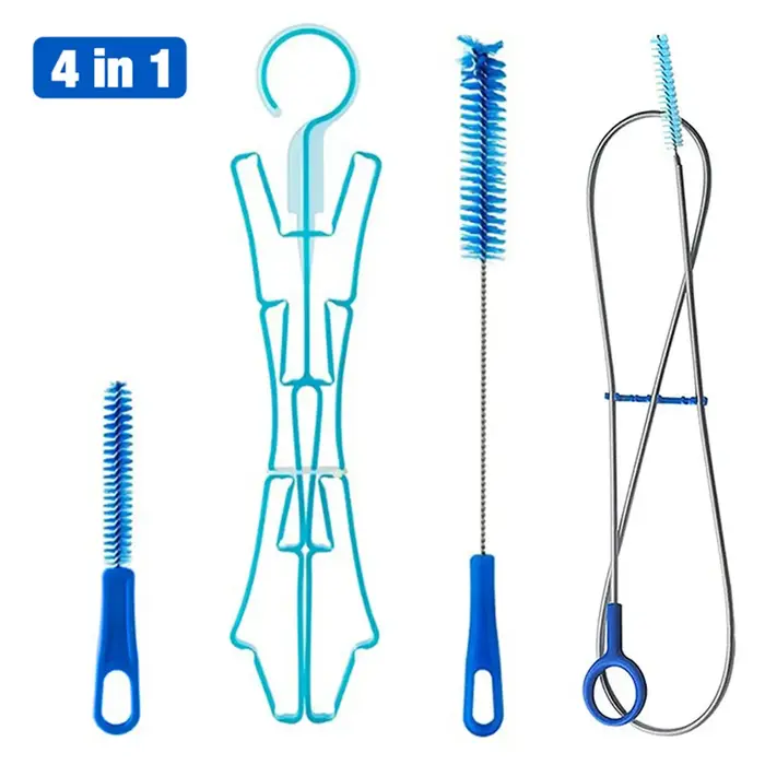 Kit de nettoyage multifonctionnel pour poches à eau, outil de nettoyage pour sacs d'eau, outils de camping en plein air pour fournitures de poches à eau