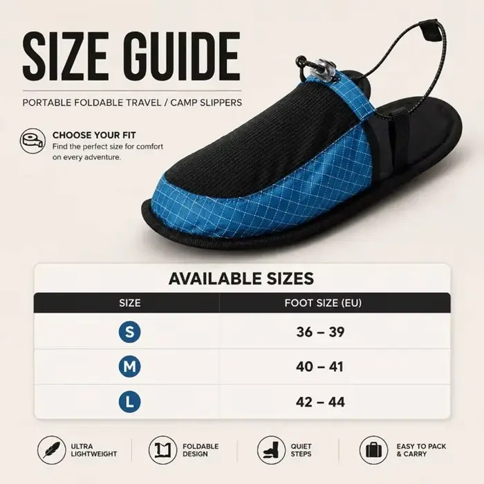 Chaussures de camping ultralégères pliables antidérapantes à séchage rapide portables en EVA pour le camping en plein air, la randonnée, le kayak, le surf, l'hôtel, la plage, hommes et femmes