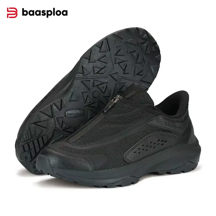 Baasploa – chaussures de randonnée en maille respirante pour hommes, baskets d'extérieur, chaussures