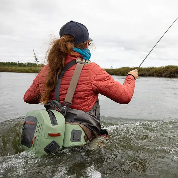 Sac sec étanche polyvalent pour pêche à la mouche