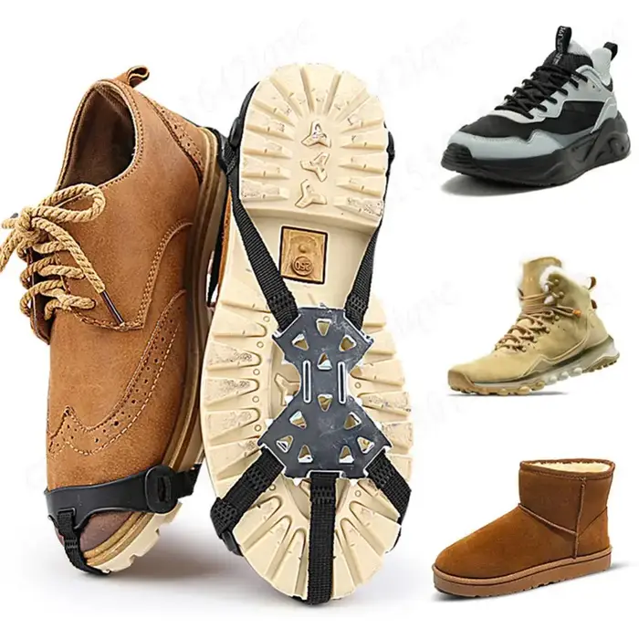 11 crampons à pointes pour bottes