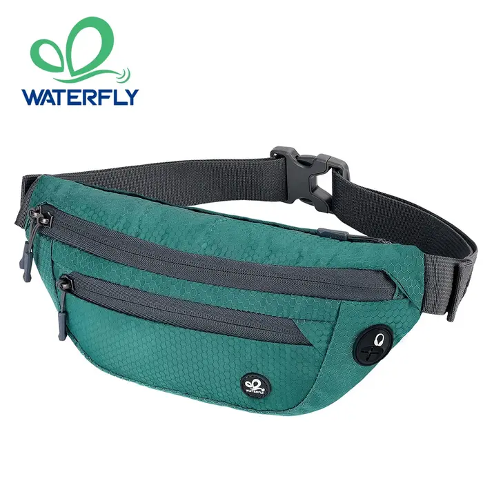 WATERFLY Bum Bag Sport Petit Sportif Unisexe Sac de Taille Élégant Léger Hipbag pour Voyage en Plein Air Randonnée
