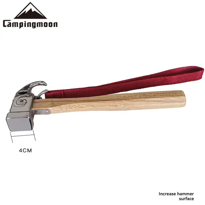CAMPINGMOON C6 Camping marteau extérieur acier inoxydable Angle Viper Camping marteau marteau sol cl