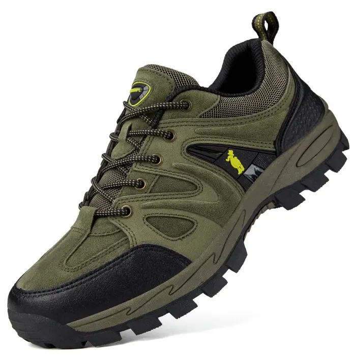 Chaussures de randonnée pour hommes en cuir suédé