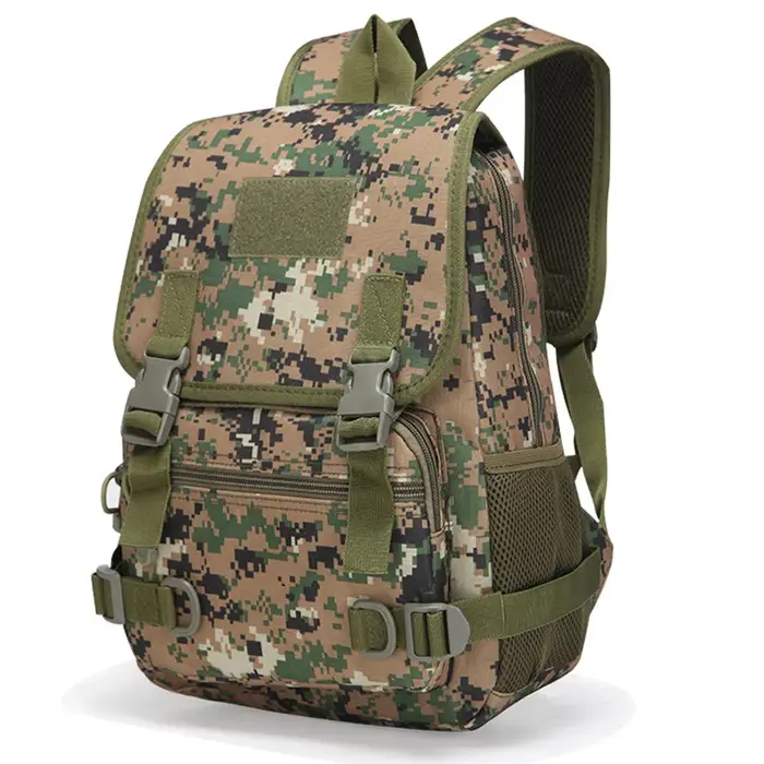 Mini sac à dos 20L adapté au camping et à la randonnée en plein air, équipé d'un plusieurs compartim