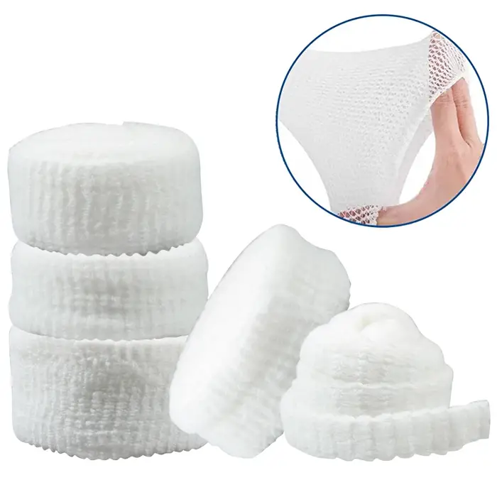 1 rouleau de pansement tubulaire en filet, maille élastique, pansement pour plaies, gaze respirante,