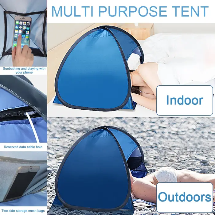 Tente de tête Mini abri solaire Portable Pop-Up