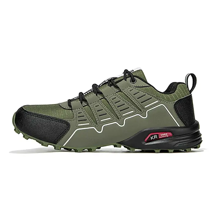 Chaussures de randonnée pour hommes, chaussures d'extérieur à semelles en caoutchouc antidérapantes,