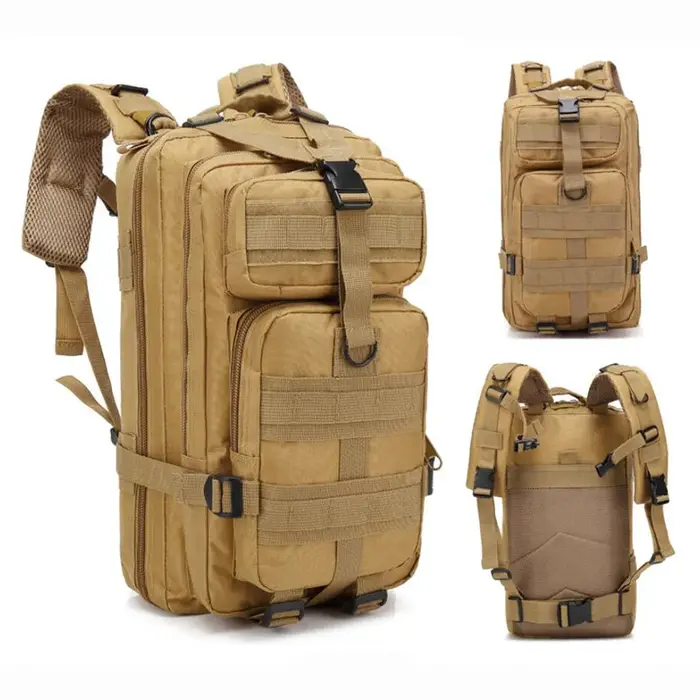 Sac à dos tactique 3P 20L-25L en nylon 1000D pour randonnée