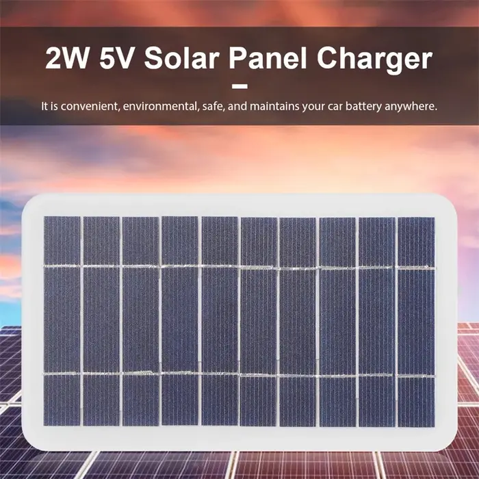 Panneau solaire 2W 5W avec USB
