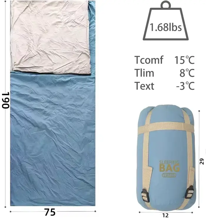 Sac de couchage ultra léger pour adultes