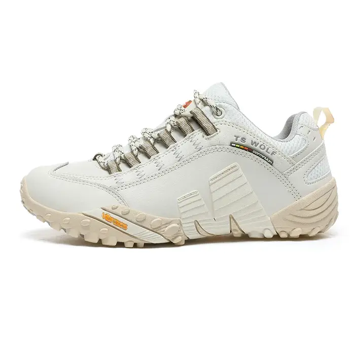 Chaussures d'alpinisme coordonnantes pour hommes, cuir véritable, sports de plein air, randonnée, ch