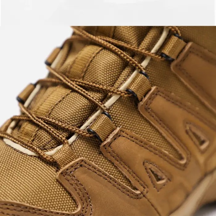 Bottes tactiques militaires imperméables pour hommes, chaussures de sécurité pour le travail dans le