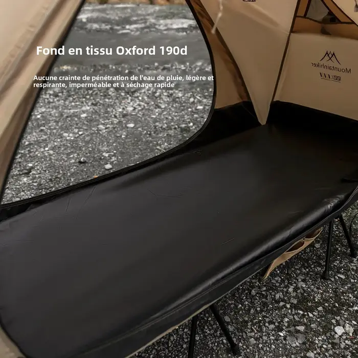 Tente de camping ultra-légère Mountainhiker avec tente intérieure indépendante, abri de tente extérieur imperméable, respirant et anti-moustiques
