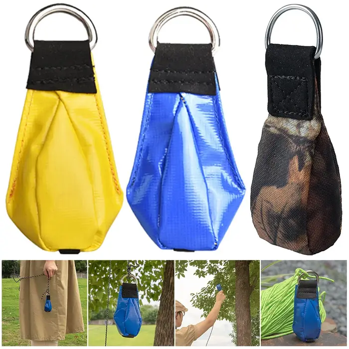Sac de poids portable polyvalent pour l'escalade dans les arbres