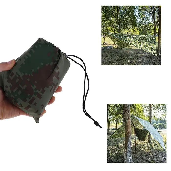 Bâche extérieure Camping abri solaire imperméable auvent de plage tente abri de pluie outils de Camping