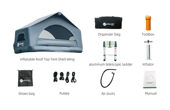 Tente de glamping portable pour toit de voiture 4x4