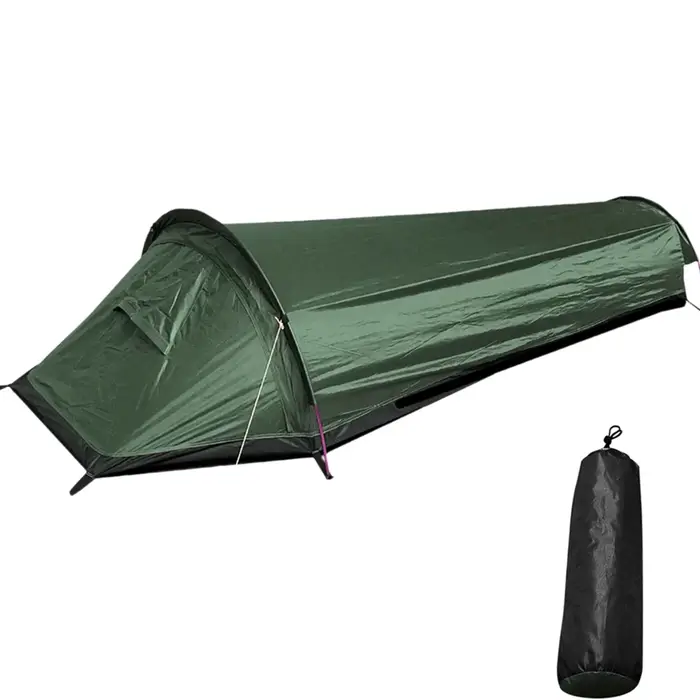 Tente de sac à dos randonnée en plein air Camping sac de couchage