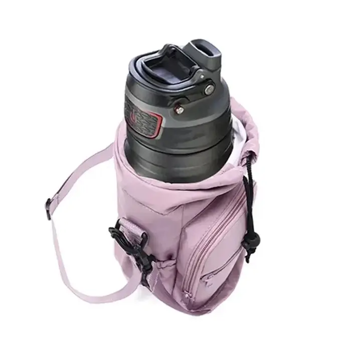 Sac de bouteille d'eau Portable avec sangle réglable