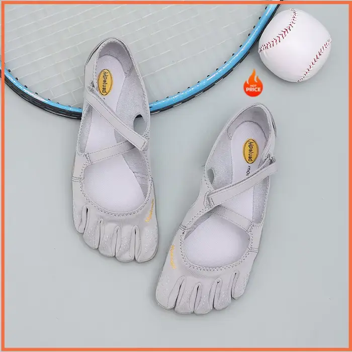 Chaussures à Cinq Doigts pour Femme avec Bride Réglable - Modèle Plat Minimaliste Confortable Pieds Nus pour la