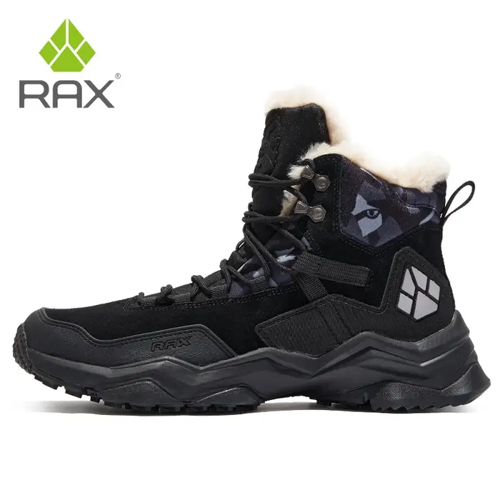 RAX chaussures de randonnée imperméables hommes hiver baskets d'extérieur pour hommes bottes de neig