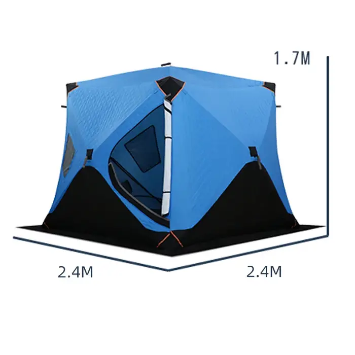Tente d'hiver hexagonale octogonale pour le camping